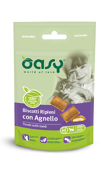 Oasy Biscotti Ripieni 60g Agnello