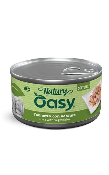Oasy Natury Soft Jelly Lattina 150g Tonnetto con Verdure
