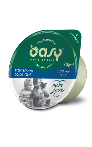 Oasy More Love Cup 70g Tonno con sogliola