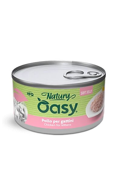 Oasy Natury Soft Jelly Lattina 150g Pollo - Kitten