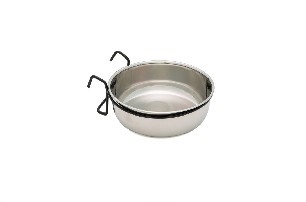Ciotola in Acciaio per Gabbie Volatili - 900ml