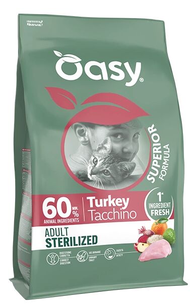 Oasy Adult Superior Formula Sterilized Tacchino 1,5Kg