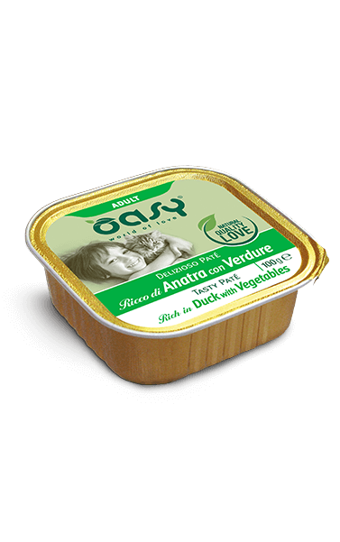 Oasy Delizioso Paté 100gr Anatra con Verdure - Adult