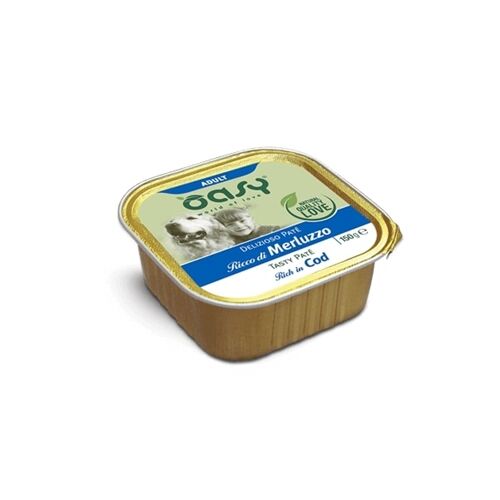 Oasy Delizioso Paté per Cani 150g Merluzzo - Adult