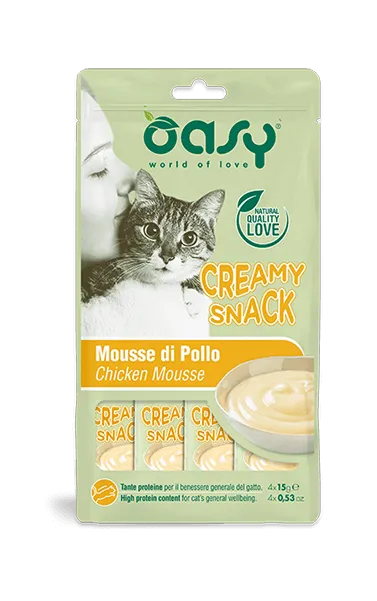 Oasy Creamy Snack Mousse 4x15g