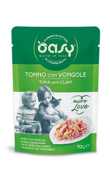 Oasy More Love 70g Tonno con Vongole