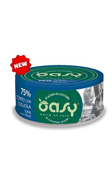 Oasy More Love Lattina 70g Tonno con sogliola