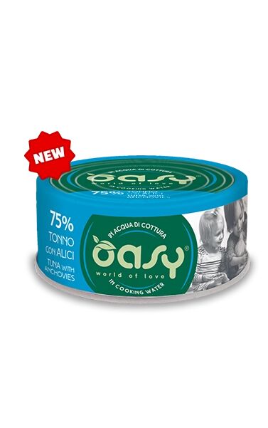 Oasy More Love Lattina 70g Tonno con Alici