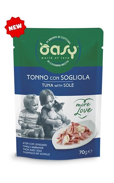 Oasy More Love 70g Tonno con sogliola
