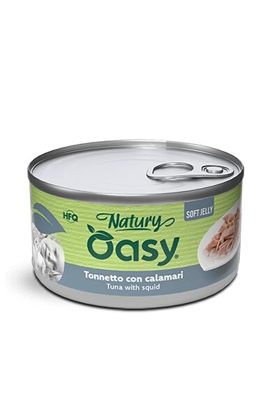 Oasy Natury Soft Jelly Lattina 85g Tonnetto con Calamari
