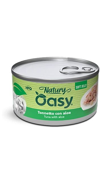 Oasy Natury Soft Jelly Lattina 150g Tonnetto con Aloe