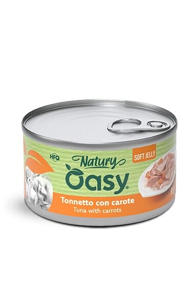 Oasy Natury Soft Jelly Lattina 150g Tonnetto con Carote