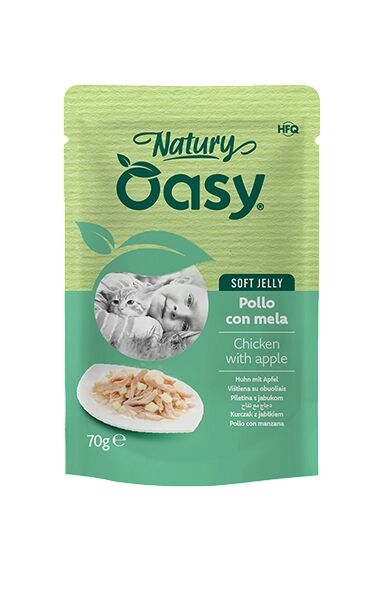 Oasy Natury Soft in Jelly 70g Pollo con mela