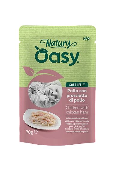 Oasy Natury Soft in Jelly 70g Pollo con prosciutto