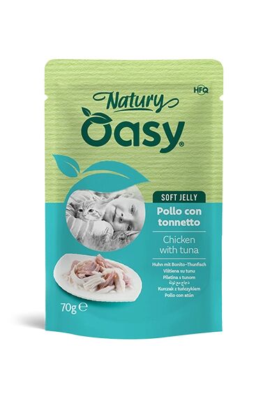 Oasy Natury Soft in Jelly 70g Pollo con Tonnetto