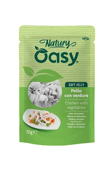 Oasy Natury Soft in Jelly 70g Pollo con Verdure