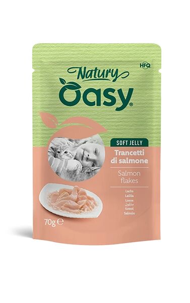 Oasy Natury Soft in Jelly 70g Trancetti di Salmone