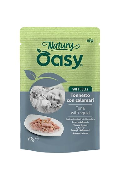 Oasy Natury Soft in Jelly 70g Tonnetto con Calamari