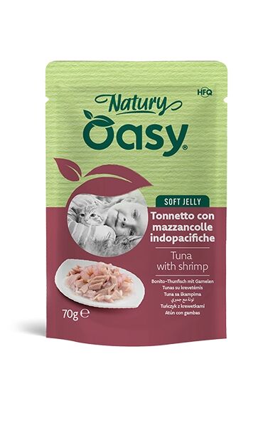 Oasy Natury Soft in Jelly 70g Tonnetto con Mazzancolle