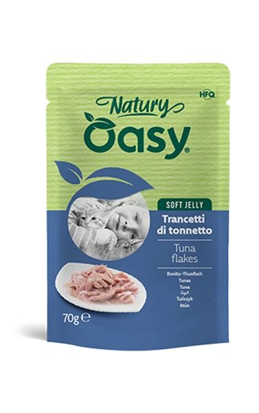 Oasy Natury Soft in Jelly 70g Trancetti di Tonnetto