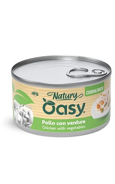 Oasy Natury in Brodo 85g Pollo con Verdure