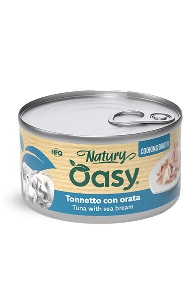 Oasy Natury in Brodo 85g Tonnetto con Orata