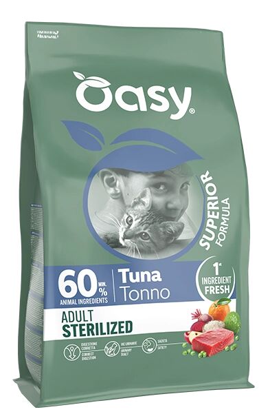Oasy Adult Superior Formula Sterilized Tonno 1,5Kg