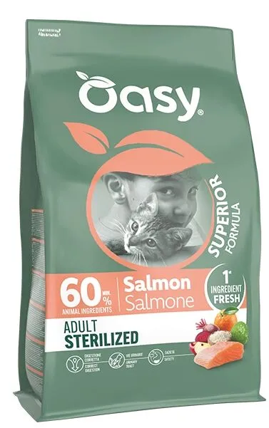 Oasy Adult Superior Formula Sterilized Salmone 1,5Kg