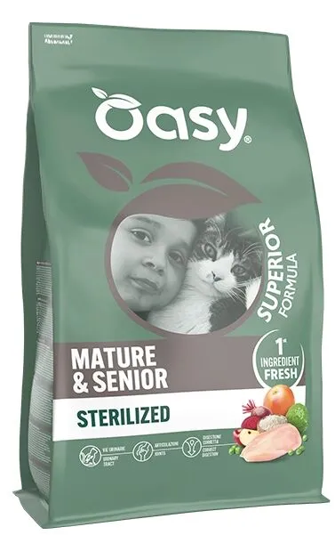 Oasy Superior Formula Sterilized Mature & Senior Pollo 1,5Kg