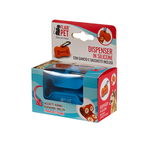 Flair Pet Dispenser in Silicone per Sacchetti Igienici