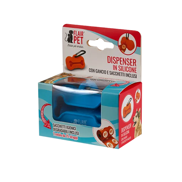 Flair Pet Dispenser in Silicone per Sacchetti Igienici