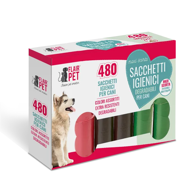 Sacchetti Igenici per Cani Biodegradabili e Extra Resistenti