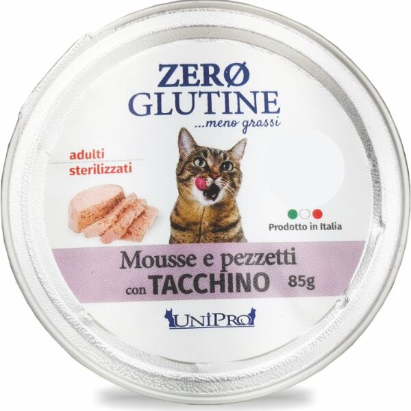 Unipro - Mousse Zero Glutine 85g Tacchino