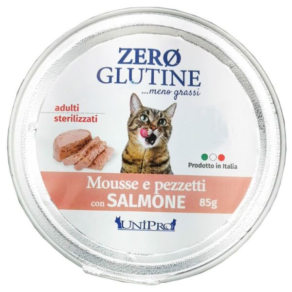 Unipro - Mousse Zero Glutine 85g Salmone