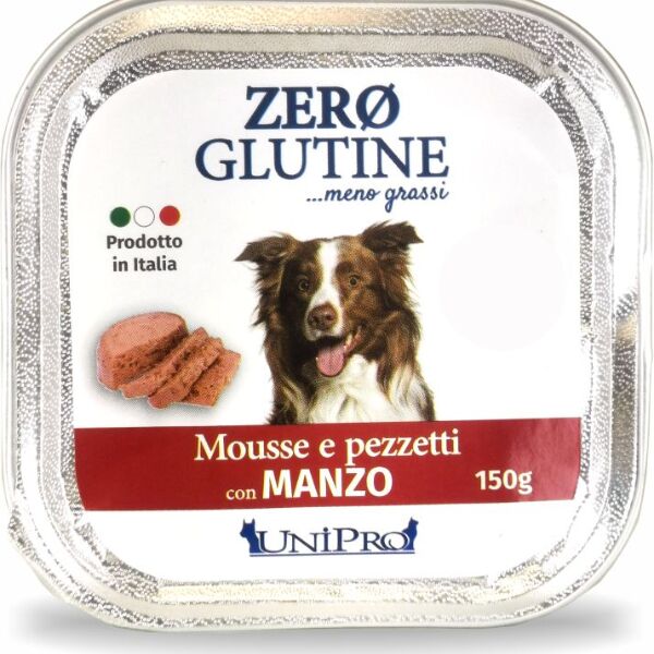 Unipro - Mousse Zero Glutine 150g Manzo