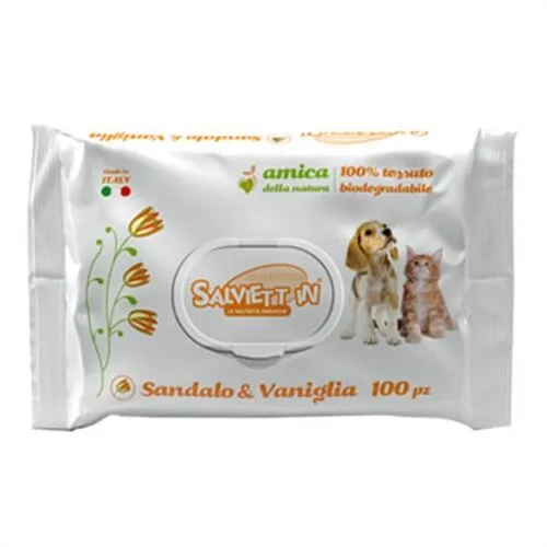 SalviettIn XXL Sandalo E Vaniglia, 100pz