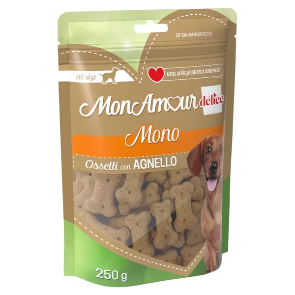 MonAmour Delice Monoprotein Ossetti con Agnello 250g