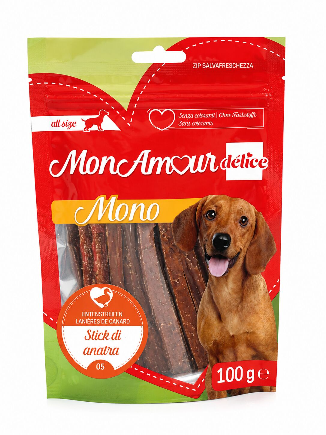 MonAmour Delice Stick di Anatra 100g