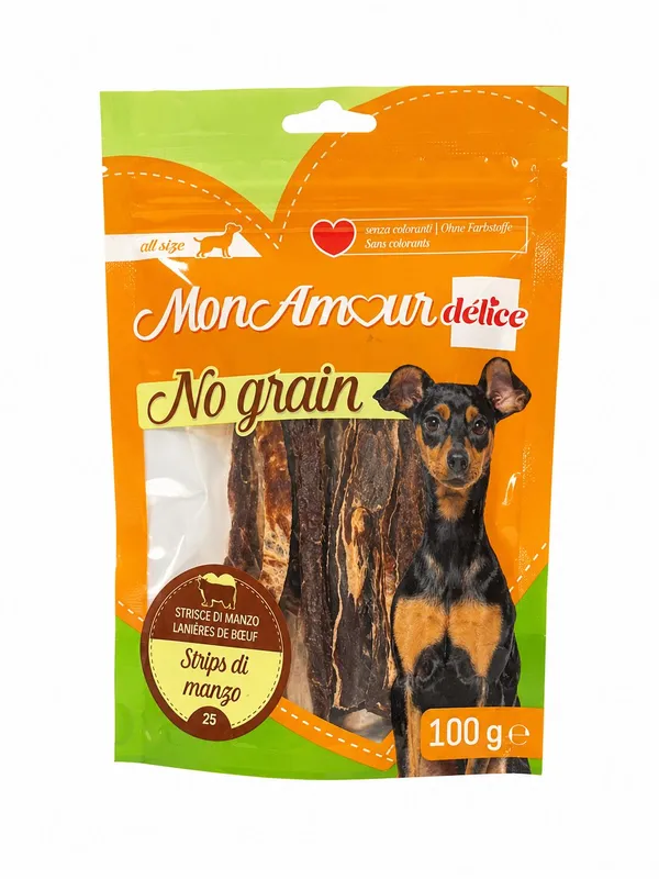 MonAmour Delice Strips di Manzo 100g