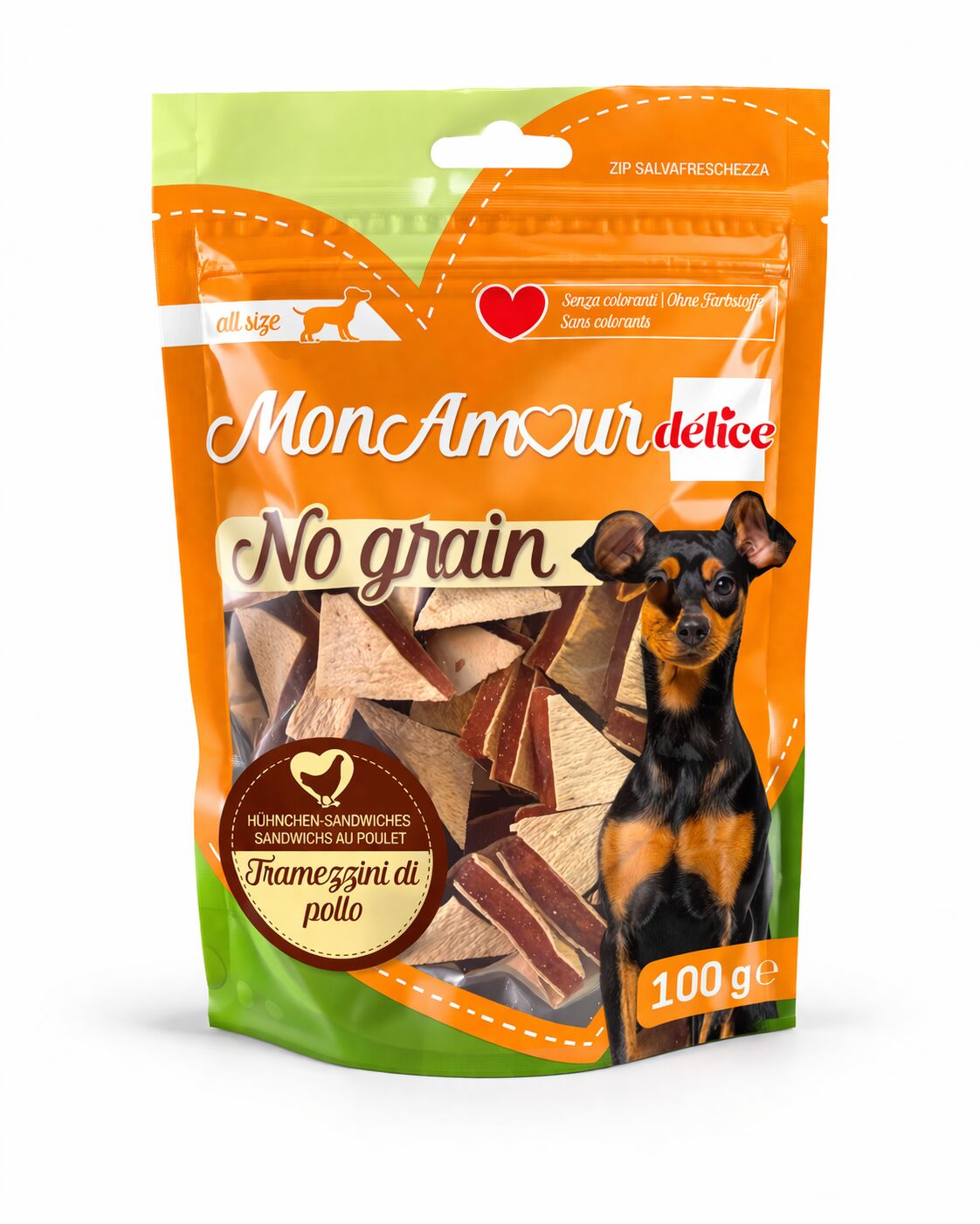 MonAmour Delice Tramezzini di Pollo 100g