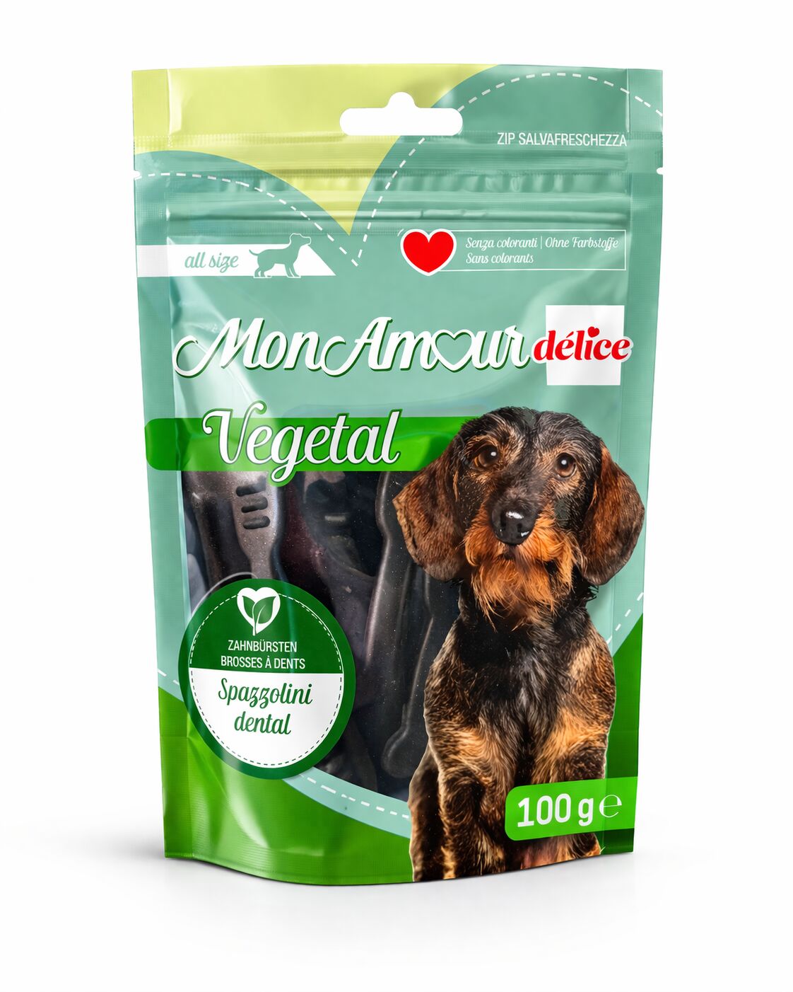 MonAmour Delice Vegetal Spazzolini Dental 100g