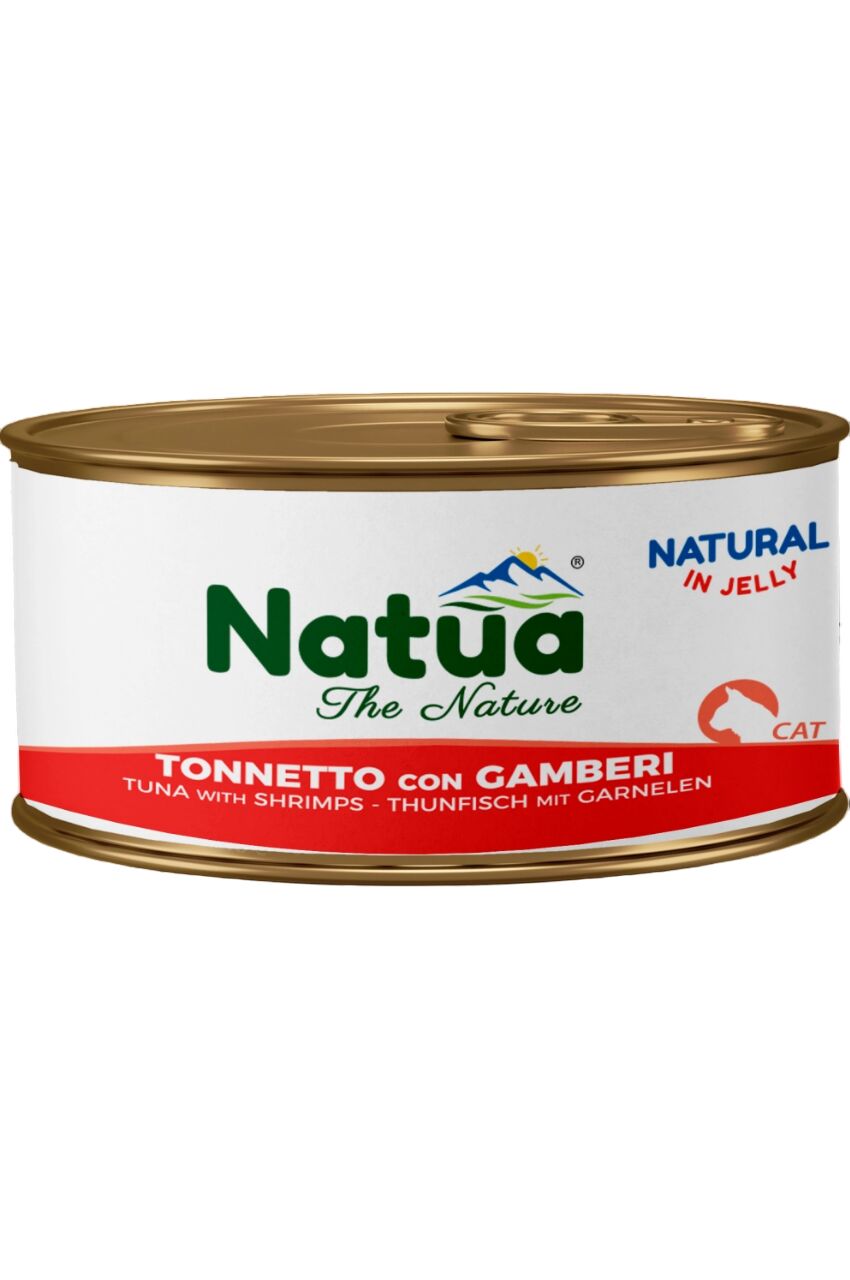 Natua Natural in Gelatina 85g Tonnetto e Gamberi
