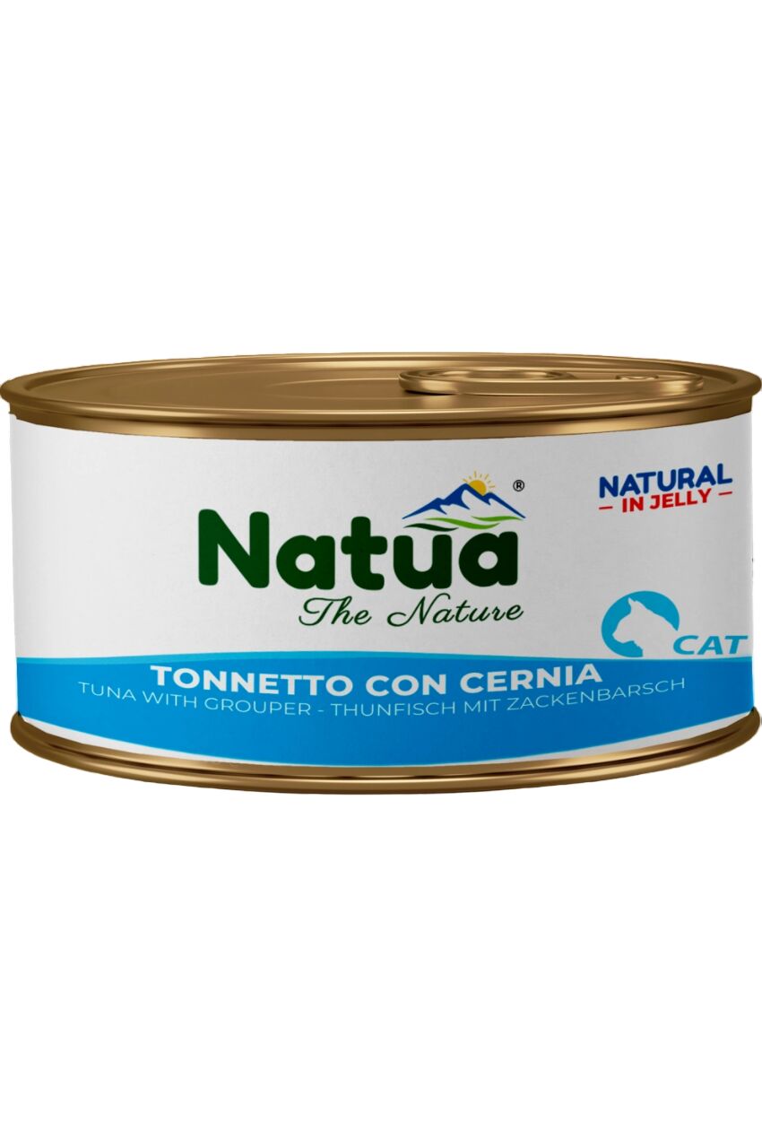 Natua Natural in Gelatina 85g Tonnetto e Cernia