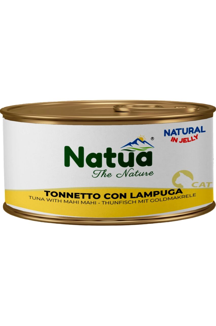 Natua Natural in Gelatina 85g Tonnetto e Lampuga