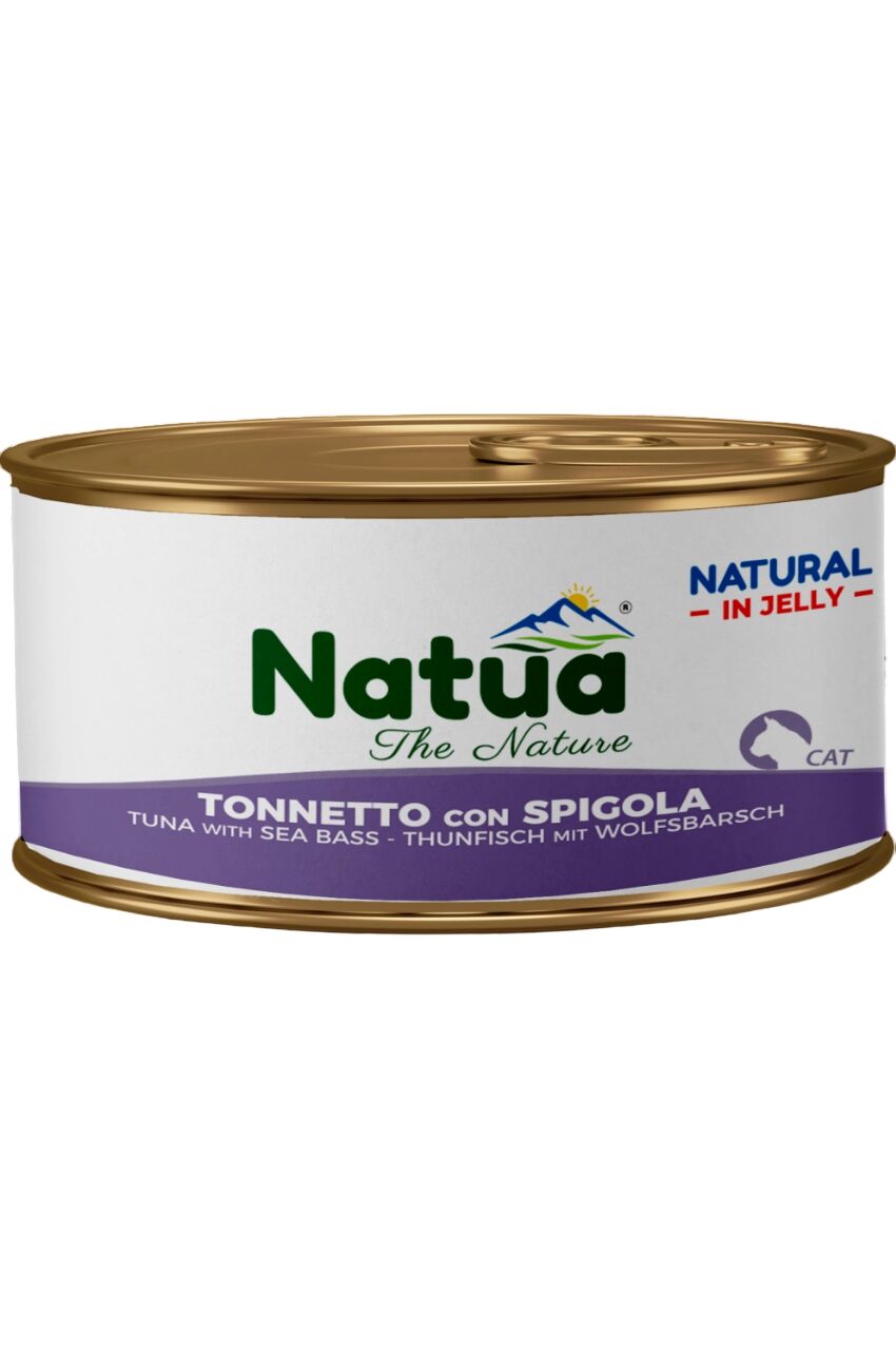 Natua Natural in Gelatina 85g Tonnetto e Spigola
