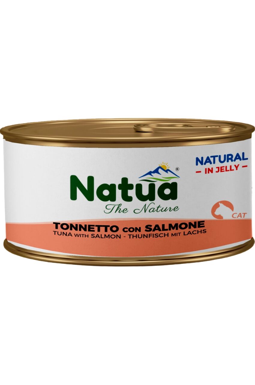 Natua Natural in Gelatina 85g Tonnetto e Salmone