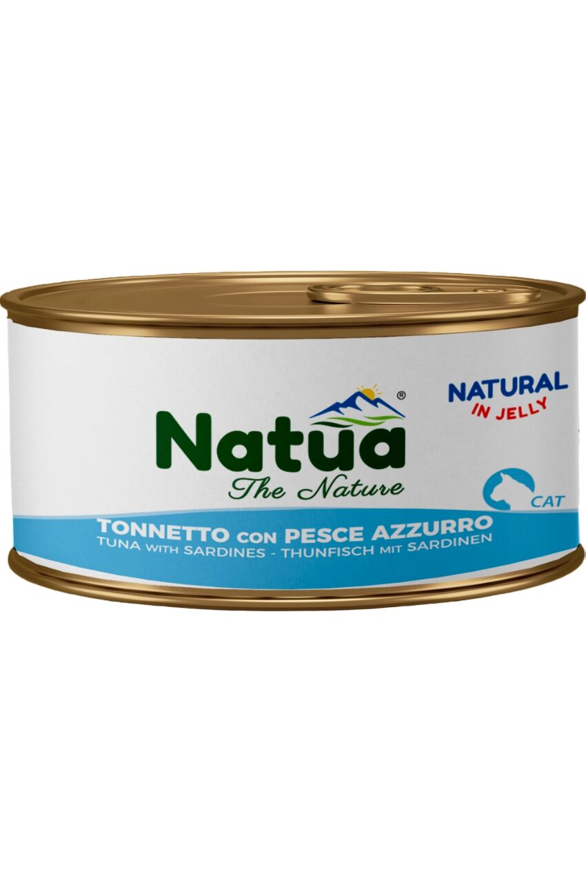 Natua Natural in Gelatina 85g Tonnetto e Pesce Azzurro