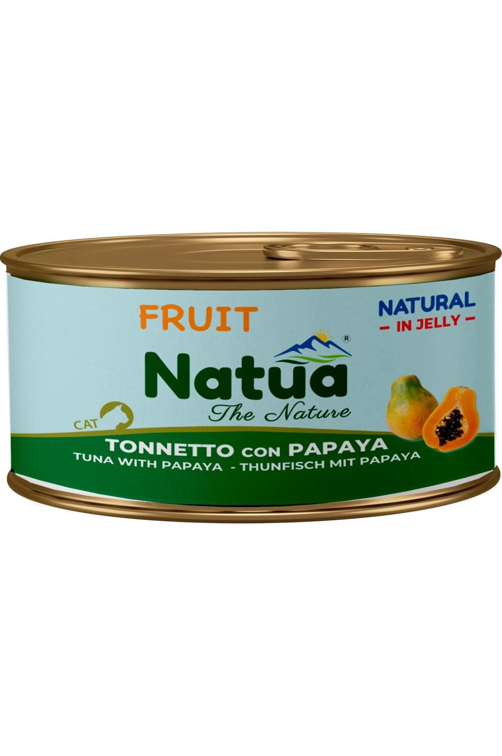 Natua Natural in Gelatina con Frutta e Verdura 85g Tonnetto con Papaya