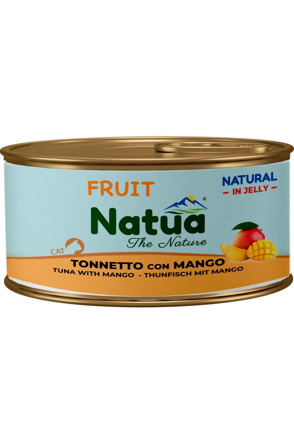 Natua Natural in Gelatina con Frutta e Verdura 85g Tonnetto con Mango