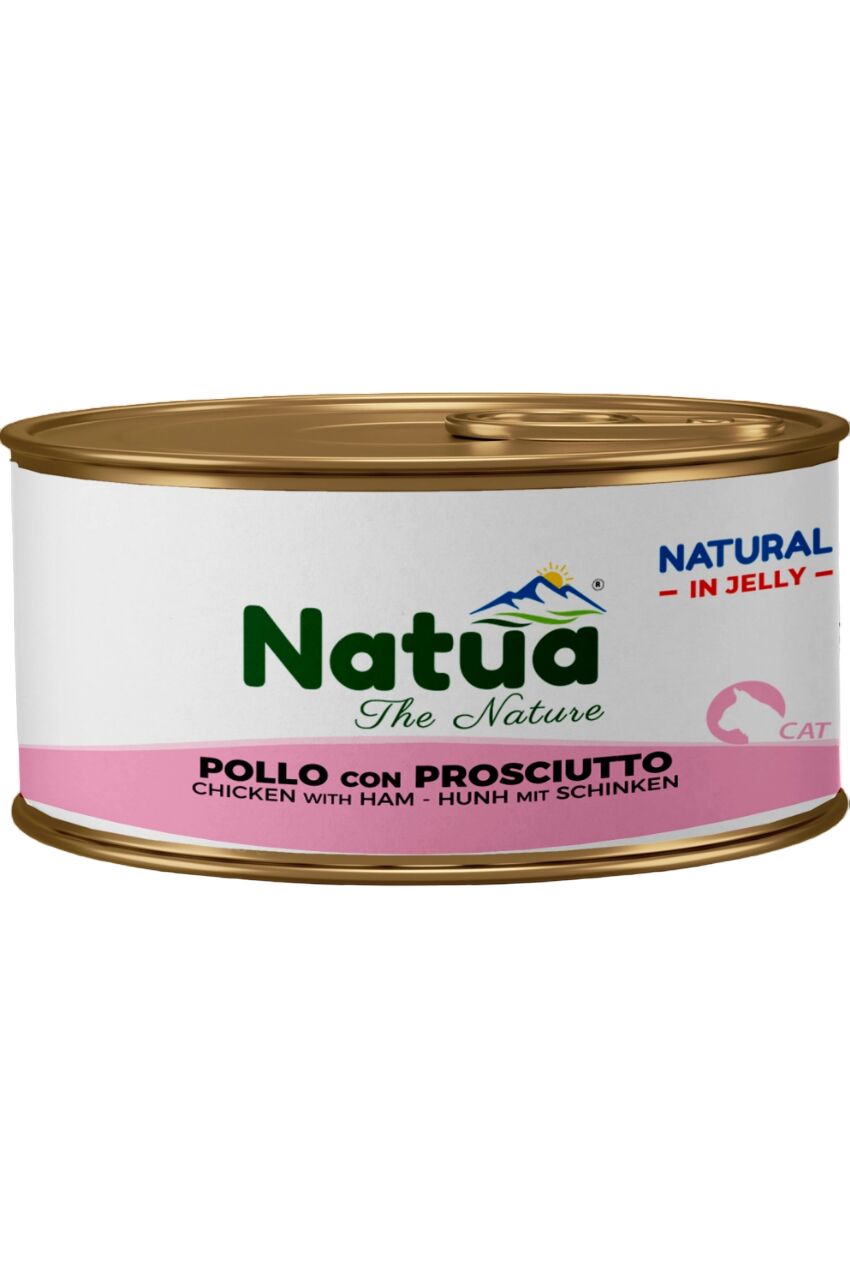 Natua Natural in Gelatina 85g Pollo e prosciutto